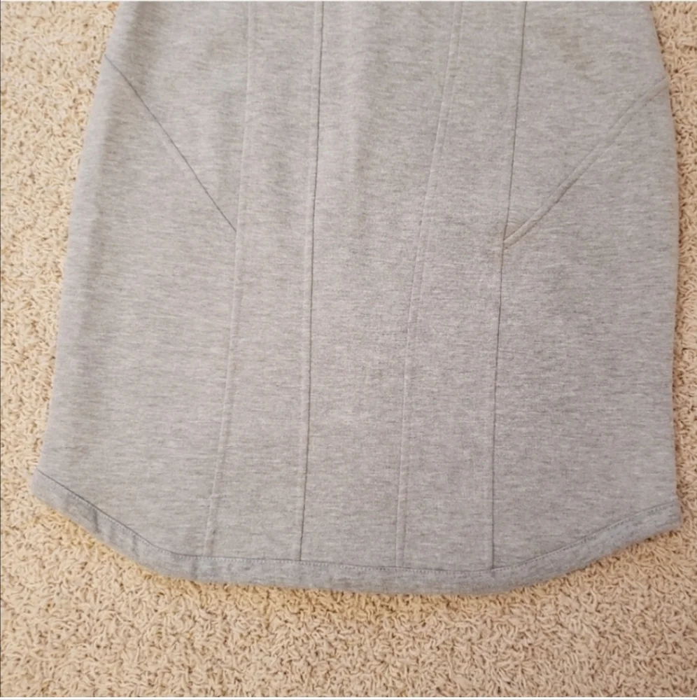 Peace Love World Skirt Fleece Lined Gray Size XS Brand New With Tags